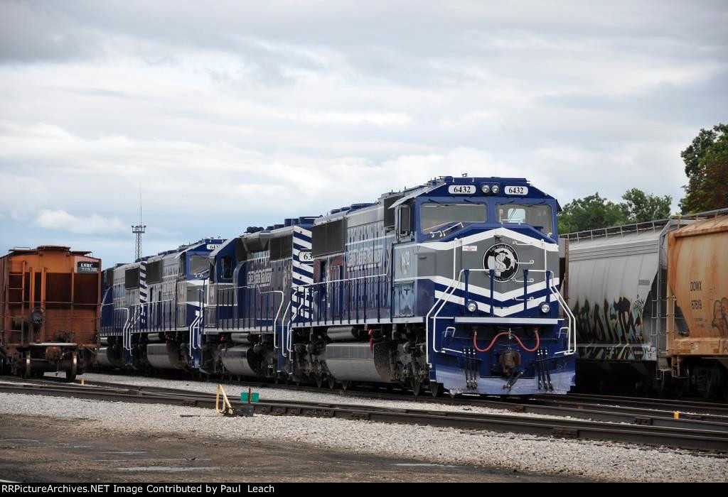 New power waits in the yard